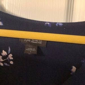 JJill blue flower Blouse